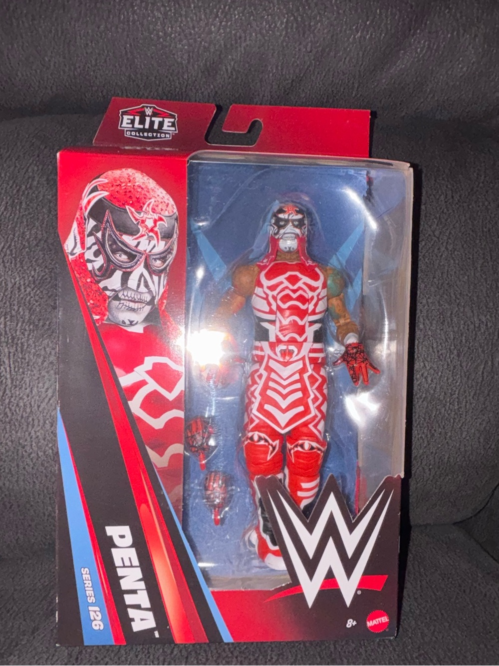 Mattel WWE Penta Elite Action Figure in Red and White